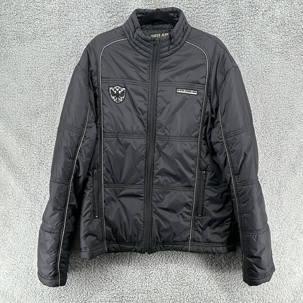 Guess Jeans Puffy‎ Winter Jacket Men's Sz XXL